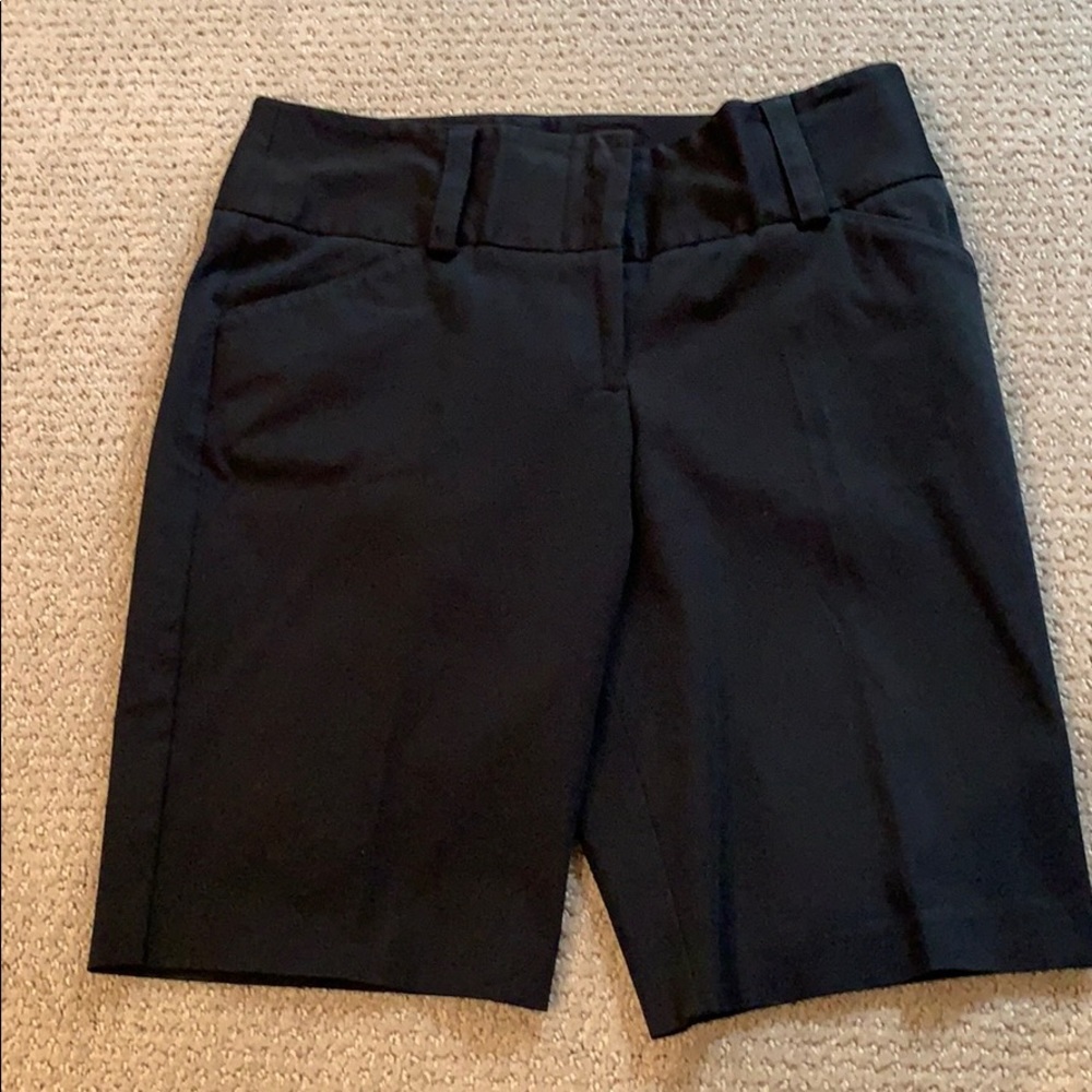 INC Long Black Dress Shorts Size 8